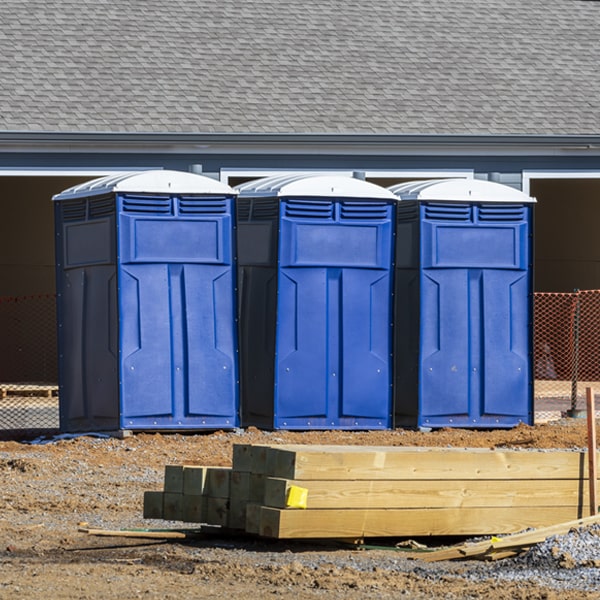 what is the cost difference between standard and deluxe porta potty rentals in Barrington